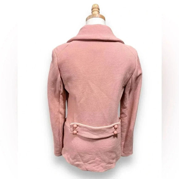 J. Crew Lady Day Coat in Italian Double-cloth Wool Pastel Rose Pink Size 6 - Picture 7 of 10
